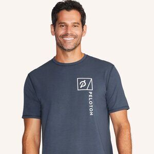 Peloton x Fourlaps Navy Radius Tee